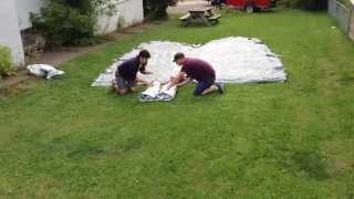 Sailboat Winter Cover Flaking
