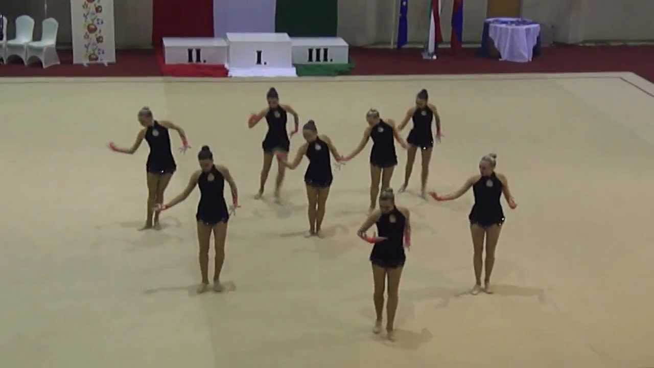 World Cup II, Hungary 2013. Aesthetic Gymnastic. SK MG MANTILLA BRNO(Czech Republic)