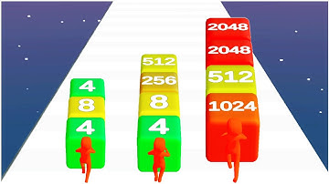 2048 Run 3D - Gameplay Walkthrough - Max Levles (Lvl 51-60)