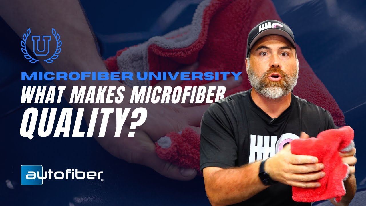 What Makes Microfiber QUALITY? Microfiber University from Autofiber