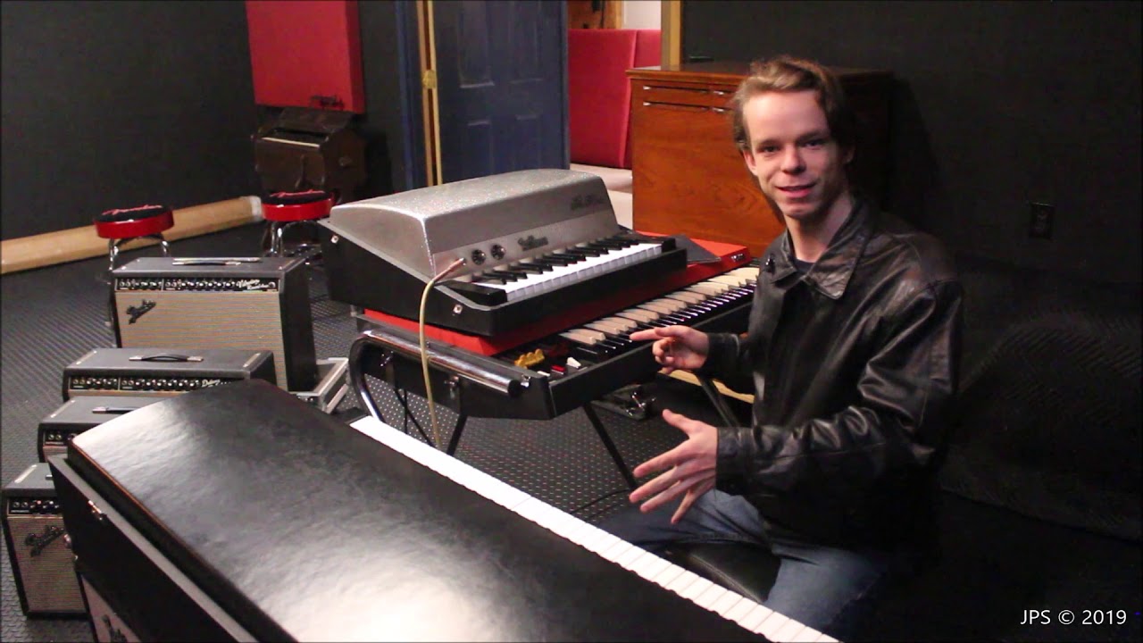 1973 Suitcase Fender Rhodes and 1965 English Vox Continental Playing Bach