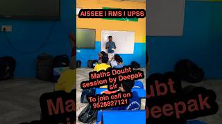 Deepak Sir ने Hostel Batch के बच्चों के Maths Doubts किए Clear|Geometry Academy#AISSEE2027 #RMS2027