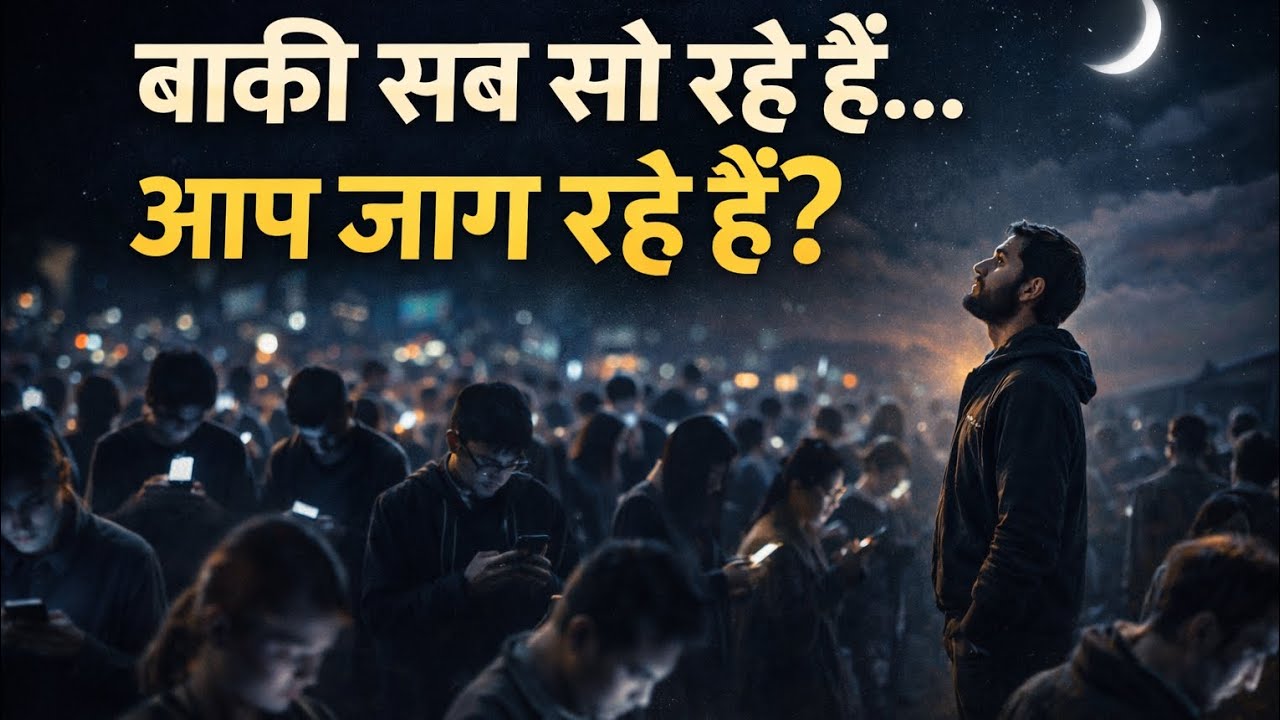 क्या आप सच में जाग रहे हैं? दिल हार रहा है, दुनिया जीत रही है ?“भीड़ में जागा हुआ इंसान”