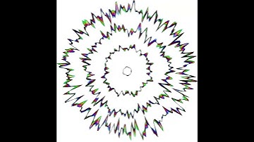 Noise × Circle × HSB. Draw by openFrameworks