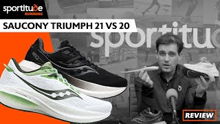 Saucony Triumph 21 vs 20 Comparison Shoe Review | Sportitude Running