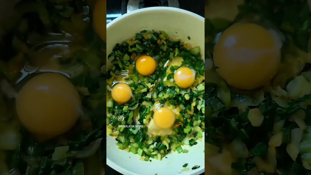 Pak choi egg fry 🍳