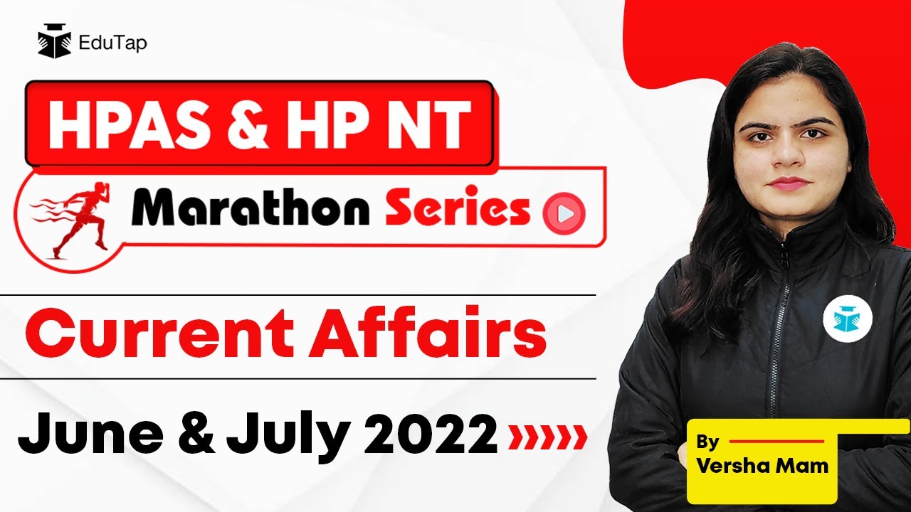 Current Affairs Revision MCQs, PDF | Practice Questions for Current Affairs | HPAS & HP NT Prelims