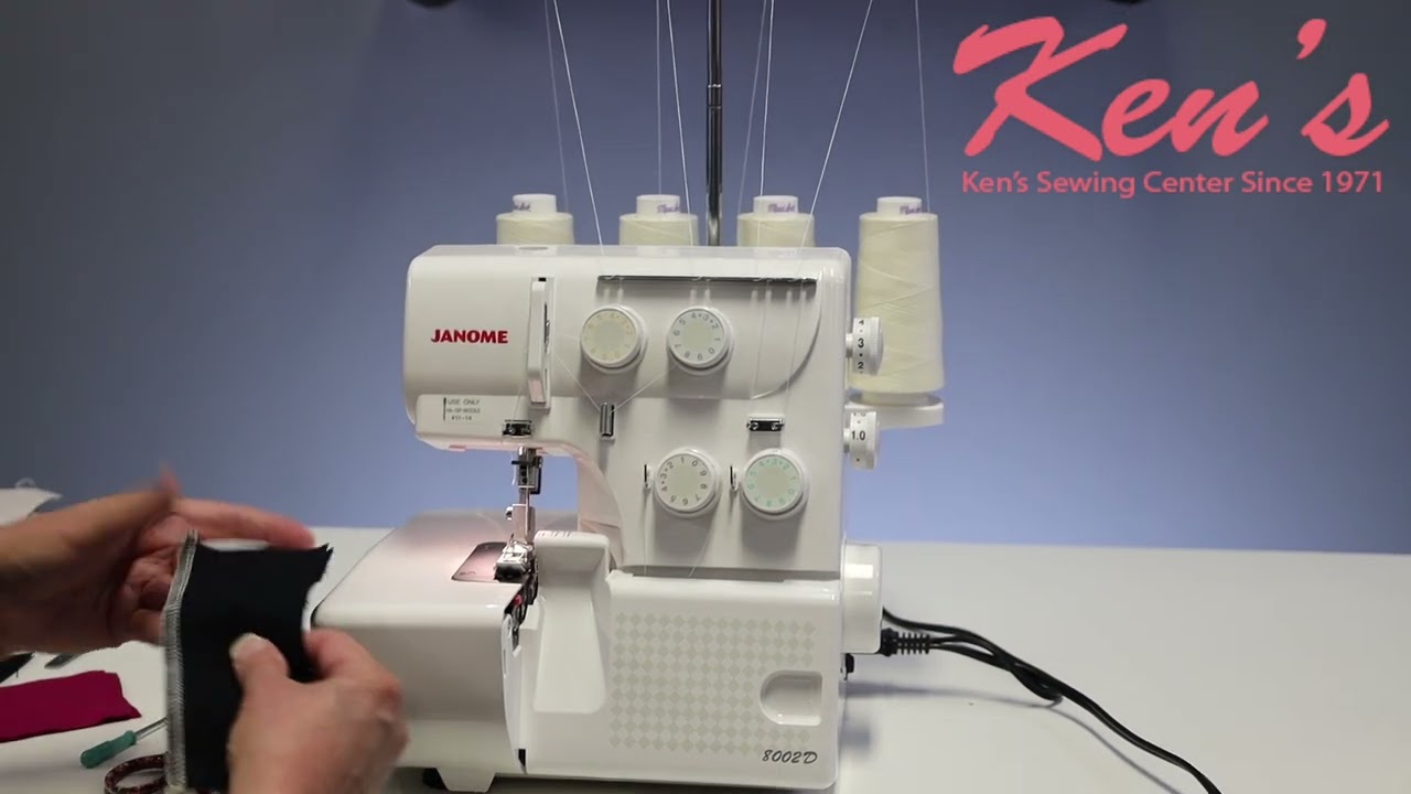 Janome 8002D Serger Tutorial