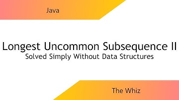 Longest Uncommon Subsequence II