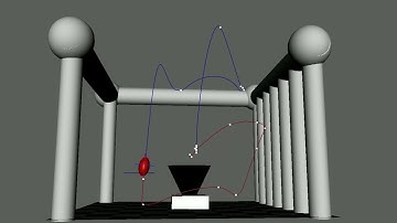 Rigging de pelota botando utilizando squash/stretch para una animación