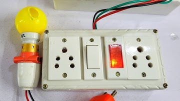 2 socket 1 switch 1 indicator connection
