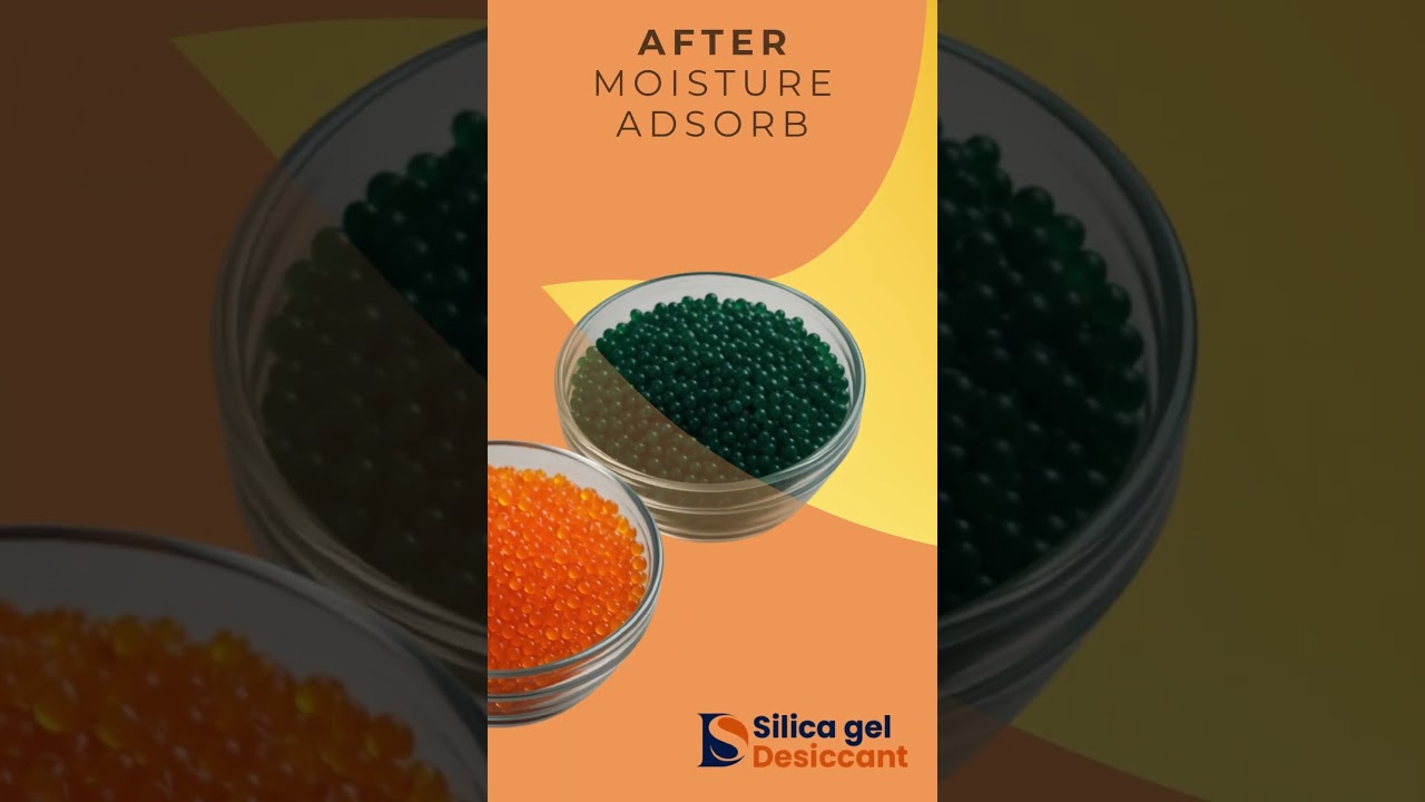 Orange Silica Gel Beads - Reliable Moisture Control
