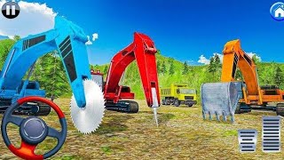 Heavy Excavator Rock Mining 3D - Stone Cutting Machines - Android Gameplay screenshot 1