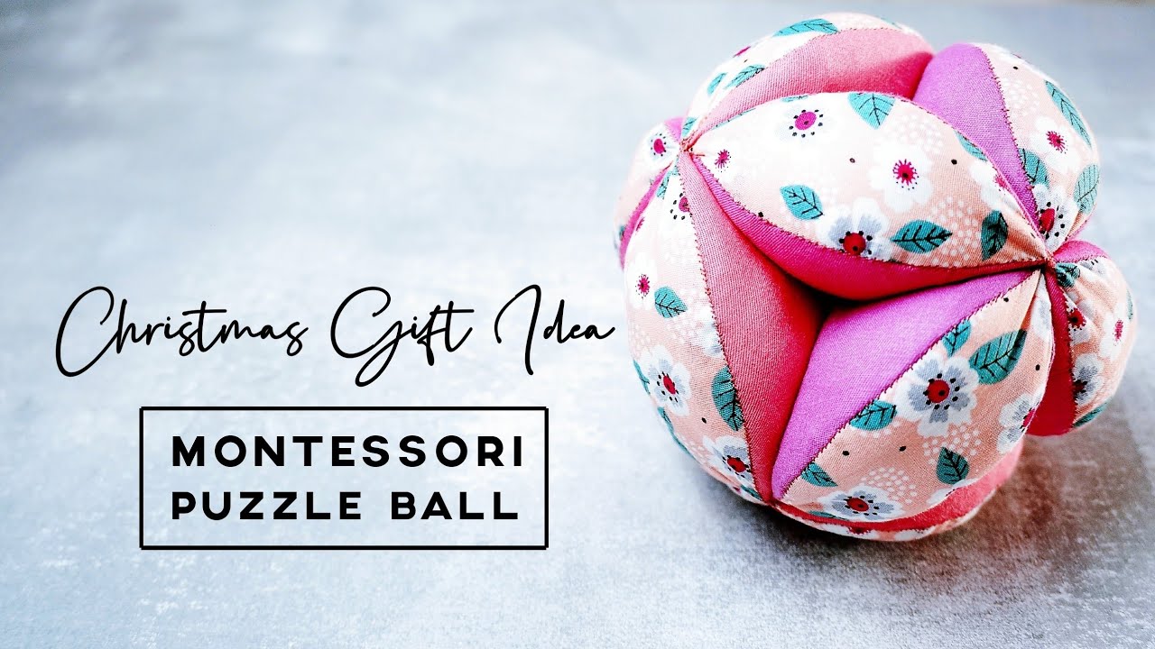 Christmas Gift Idea / Montessori Puzzle Ball / Diy Fabric Toy 【Hand Stitch】#Handymum