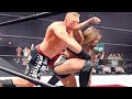 WWE 2k23: Brock Lesnar vs Mandy Rose, intergender wrestling