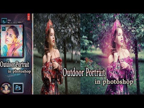 Photoshop cc Tutorial : Outdoor Portrait Edit | AHAD,ALI-GD