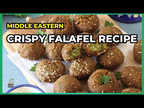 Middle Eastern Crispy Falafel | Easy Falafel Recipe | How to make Perfect Crispy Falafel with tips