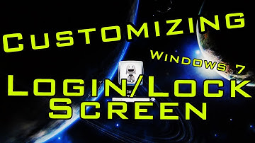 How to Change Windows 7 Login/Lock Screen Background