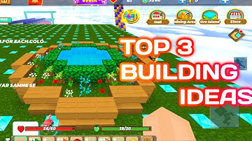 Top 3 building ideas in skyblock (Blockman go)