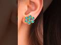 😱 Under ₹50 Elegant Earrings | Handmade Korean Style💎 #shorts#5minutecrafts#trending#viralshorts#diy
