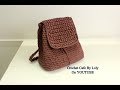 crochet cafe by Loly كروشيه شنطة باك بخيط السلسلة |قناة كروشيه كافيه