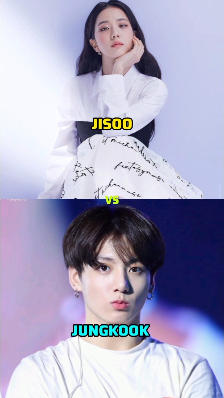 JISOO vs JUNGKOOK || #jisoo #jennie #lisa #rosé #blackpink #shorts ||