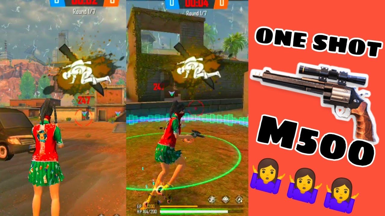 One tap headshot with m500 - YouTube