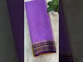 Pure Crepe Mysore Silk Saree - Mungi Checks with Butta Pattern | 9148735430