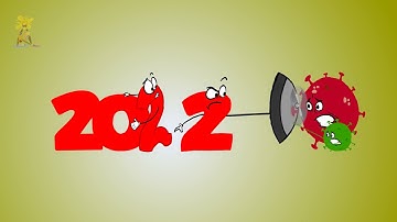 Happy New Year 2022 | Corona Cartoon Animation 2021, Funny Animation, WhatsApp status video| Omicron