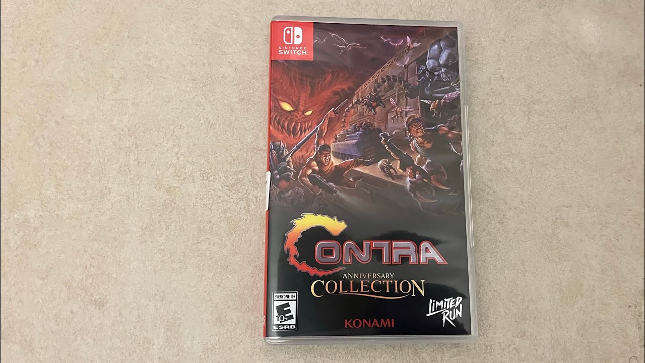 Unboxing Contra Anniversary Collection - Nintendo Switch - YouTube