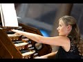 Js bach  toccata and fugue in d minor bwv 565  liene andreta kalnciema live at riga cathedral