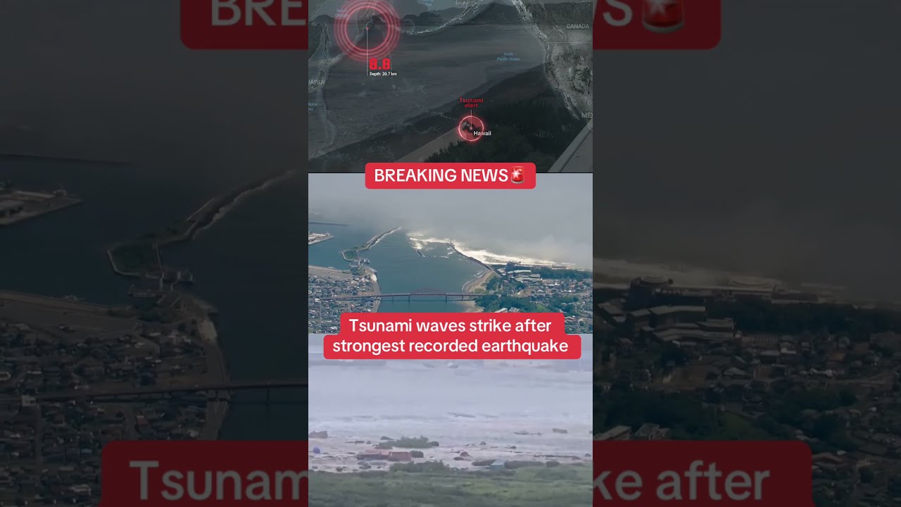 Tsunami Waves Strike After Strongest Recorded Earthquake