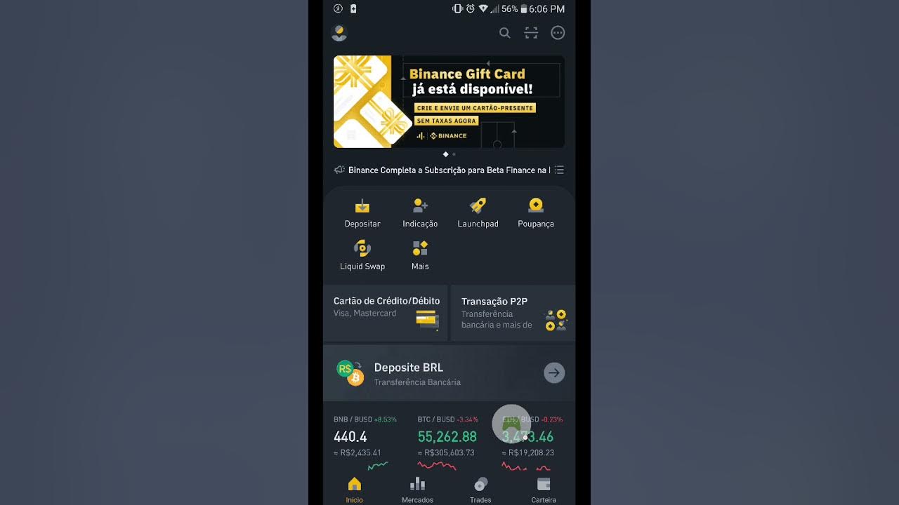 Como CONVERTER o REAL BRL para qualquer outra MOEDA no aplicativo da BINANCE. SE INSCREVA NO