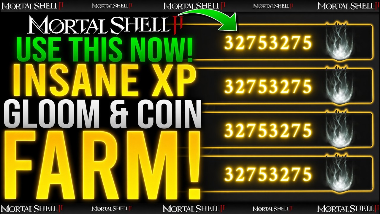 Thumbnail for 4500 Gloom Per Run! How To LEVEL UP FAST! - Best Early To Mid Game XP & Coin Farm - Mortal shell 2