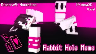 "Rabbit Hole Meme"|| (Lazy + Sus) || Minecraft Animation Prisma3D|| Abu Channel 2914 screenshot 3
