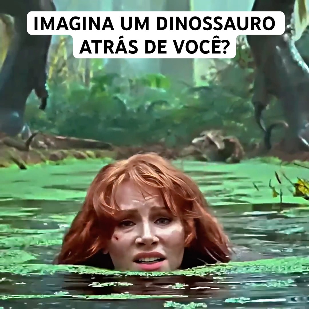 IMAGINA UM DINOSSAURO ATRÁS DE VOCÊ? #shorts
