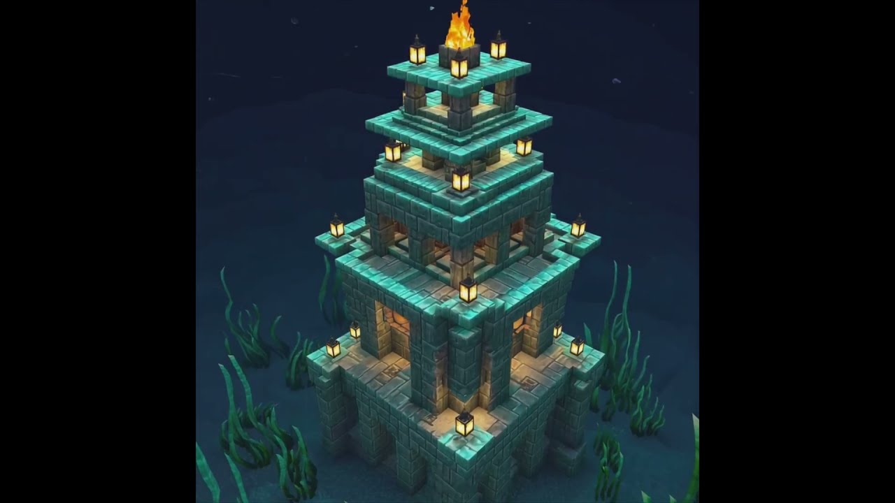 I Transformed An Ocean Monument In Hardcore Minecraft