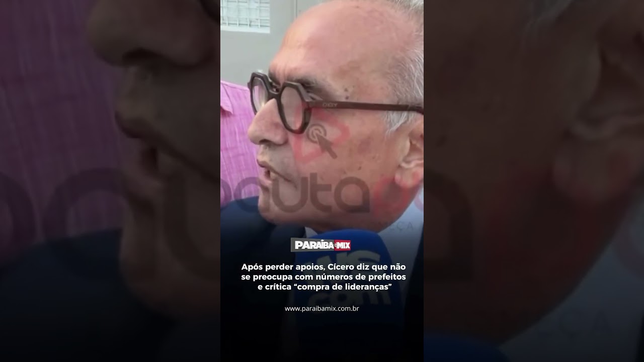 Cícero diz que não se preocupa com números de prefeitos e crítica "compra de lideranças"