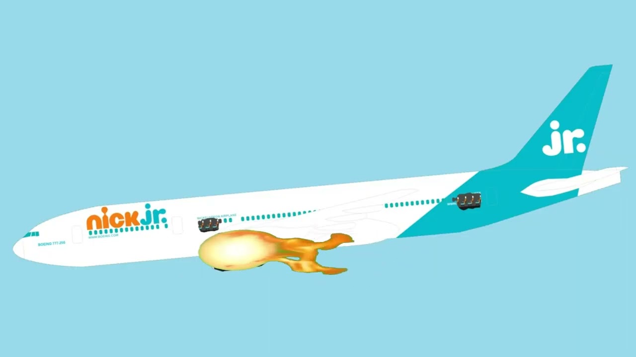 Nick Jr Airlines Flight 2390 - Crashed Animation