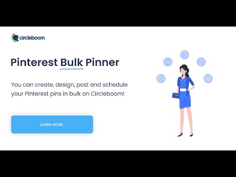 How to Use Pinterest Bulk Pinner via Circleboom #bulkpinneronpinterest #pinterestpincreator