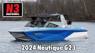 2024 Nautique G23 - Masters Blue Metal Flake - On Water || N3 Boatworks