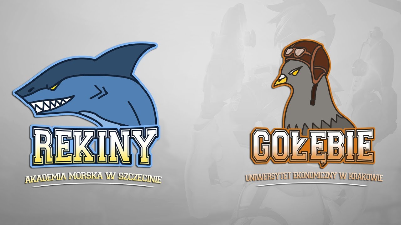 Overwatch - S1,R5 - Rekiny [AM] vs Gołębie [UEK] - 4/4 gaming logo