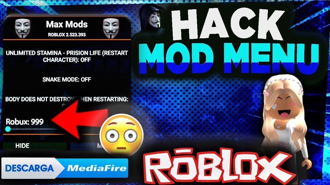 Nuevo Hack Mod Menu Roblox 2023😱 (actualizado) Mod APK roblox, *Robux  Infinitos*🤑