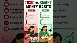 Toxic vs Smart Money Habits 💰 | Fix This Before It’s Too Late #moneytips