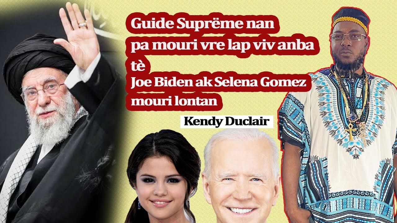🔴Gwo sezisman!😳Joe Biden ak selena Gomez mouri lontan selon tawolog Kendy, Etazini pral chavire.
