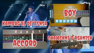 SHOXRUXBEK ERGASHEV🎸- KAMBAG'AL DEYISHSA 🎤 GITARADA CHALISHNI ORGANISH ARTIST 3-MAVSUM 10-SONzo'rtv