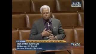 Hank Johnson Talks About Midgets In Congress, Apologizes The Next Day