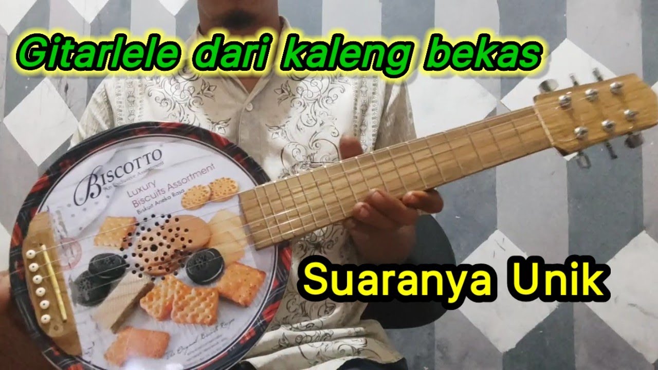 Cara membuat gitarlele dari kaleng bekas