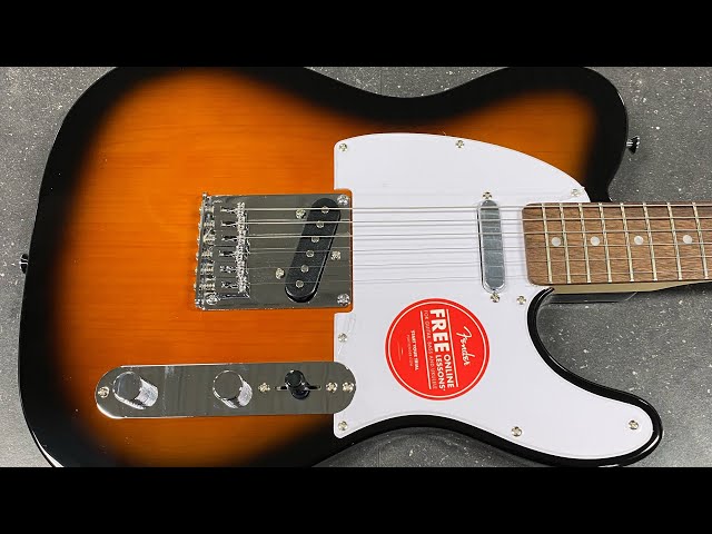Squire Bullet Telecaster 2022 - YouTube