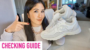 Chanel CC White Trainers - Checking Guide | Sam Loves